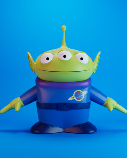 ET, Toy Story - 3D Model