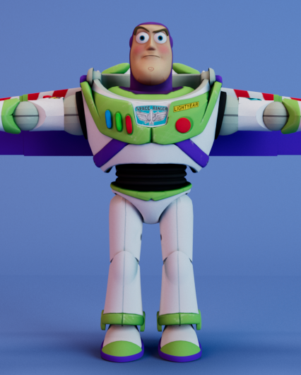 Buzz Lightyear, Model 3D