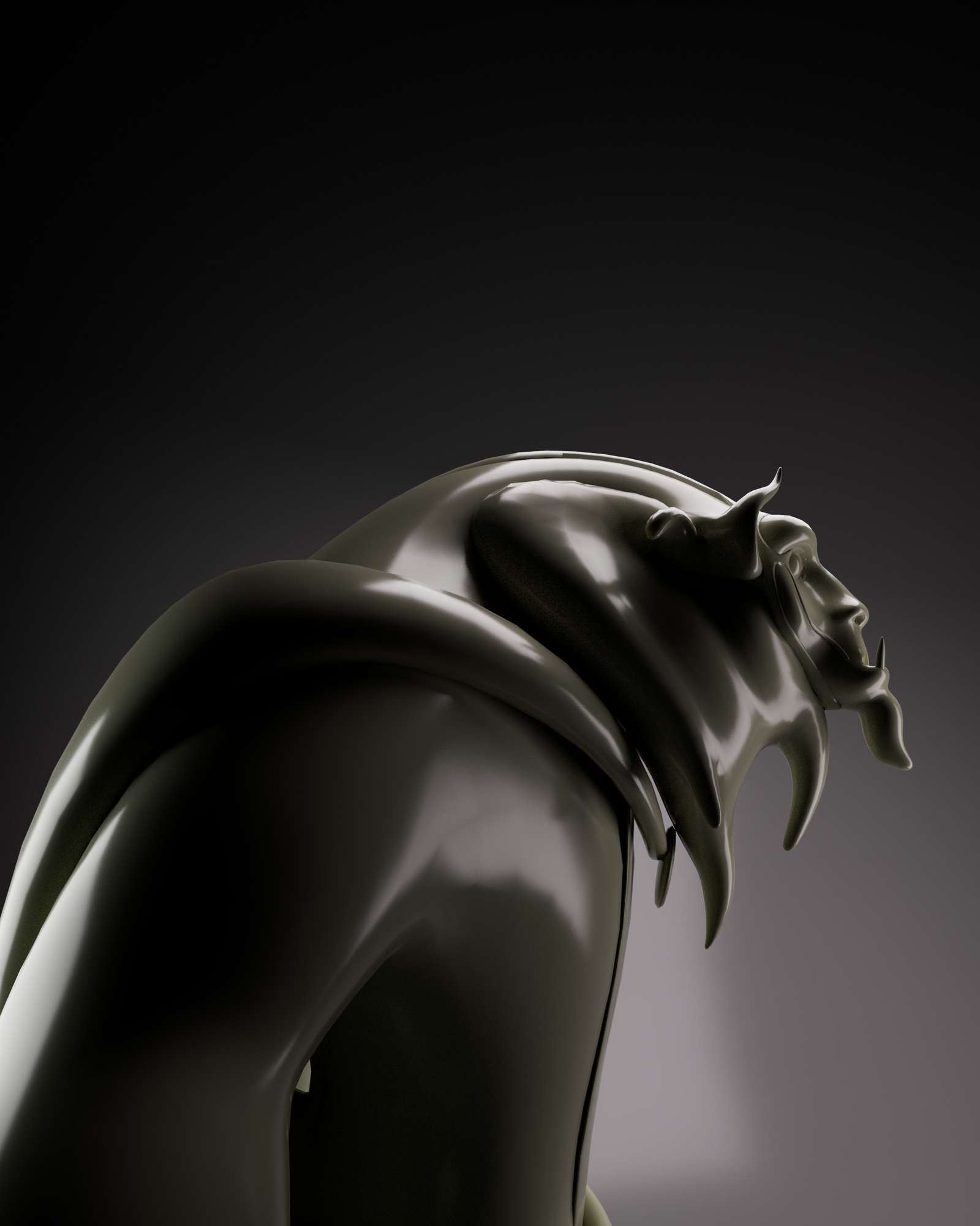 “Fera”, A Bela e a Fera, esculpido no Zbrush – Estudos & Fan Art
