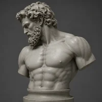 busto-guerreiro-modelado-3d